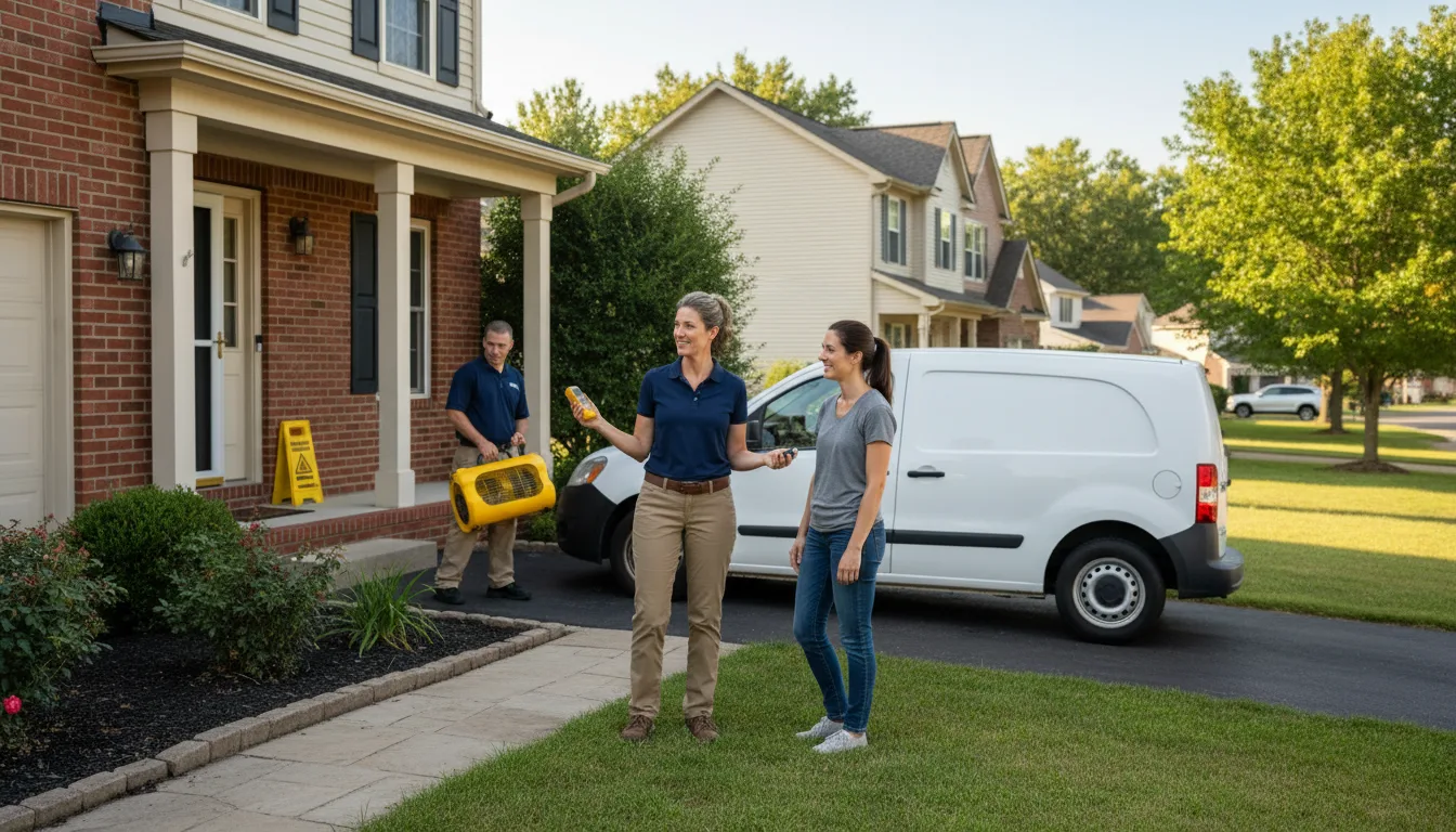 Water restoration image for Home Water Damage Repair in Hiawatha, KS